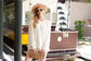 Anna-Kaci Soft Knit Tassel Hem Long Sleeve Solid Sweater for Women