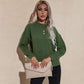 Anna-Kaci Solid Basic Knit Long Sleeve Sweater High Neck for Women Large 8-10 / Green