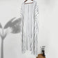 Anna-Kaci Stripe Short Sleeve Kimono Outerwear | Womens | Anna-Kaci One Size / White