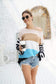 Anna-Kaci Striped Knitted Color Block Long Sleeve Light Sweater Top for Women