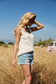 Anna-Kaci V-Neck Light Knitted Summer Solid Tank Top for Women