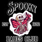 Spooky Babes Club Skeleton Butterfly Tee - Mystical Vibes, Est. 1692, Goth Tee, Goth Babe, Boho T-Shirt