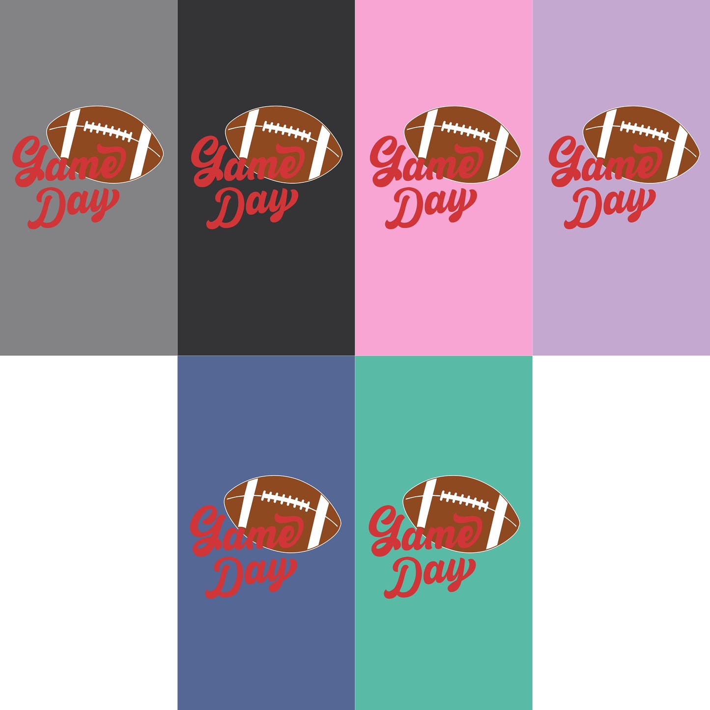 Game Day Groove Red Font Tee - Football Backdrop, Sports Event Vibes, Tail Gate Tee, Football Tee, Sports Tee, Sports Girl