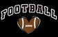 Heart of the Game Football Tee - Groove Font, Sports Event Love, Game Day Tee, Tailgate Tee, Sports Tee, Sports Lover