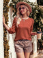 Boatneck Long Sleeves Knitted Top